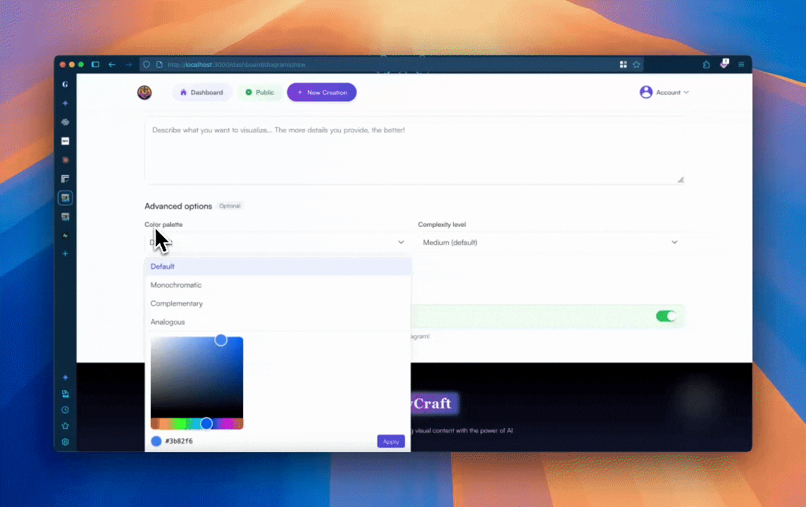 Style interface demonstration