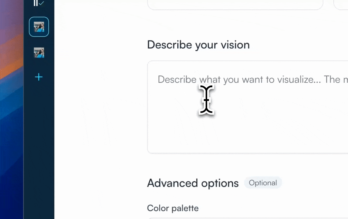 Describe interface demonstration